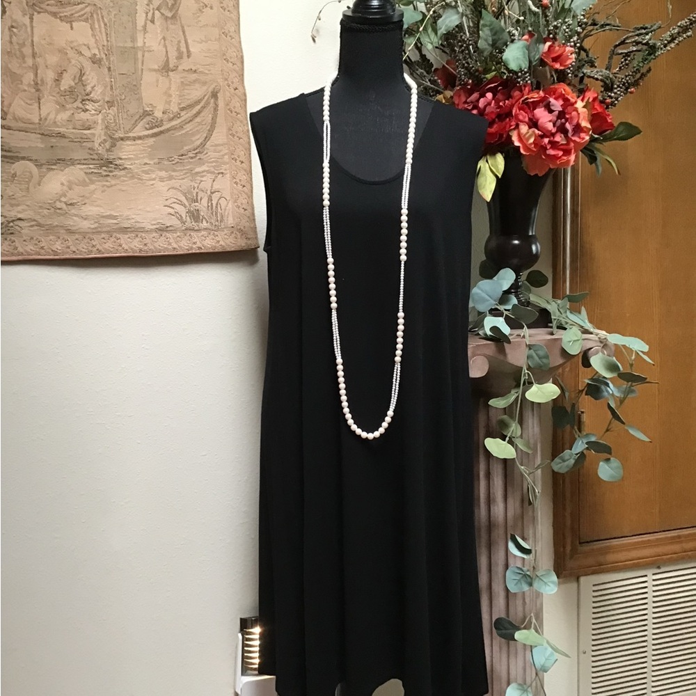 Eileen Fisher Black Maxi Dress - Picture 6 of 12